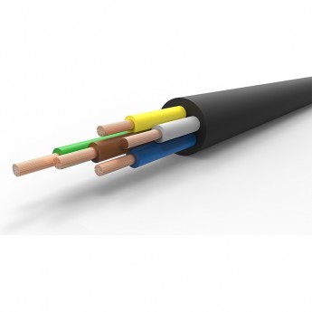 Кабель REXANT КГТП-ХЛ 5х2.5 мм² промышленный гибкий 20 м Кабель REXANT КГТП-ХЛ 5х2.5 мм² промышленный гибкий 20 м