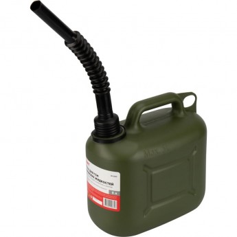 Канистра REXANT для ГСМ и технических жидкостей, вертикальная 5 л, пластиковая, усиленная