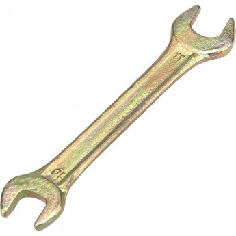 Ключ рожковый REXANT 10х11 мм желтый цинк Ключ рожковый REXANT 10х11 мм желтый цинк