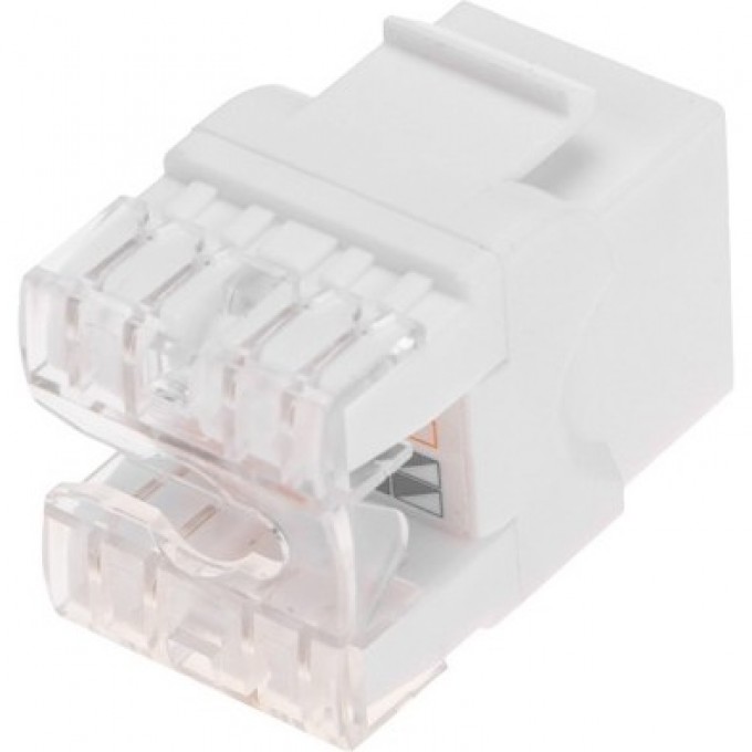 Модуль REXANT PRO KEYSTONE Jack RJ-45(8P8C), UTP неэкранированный, CAT 5e тип 180 градусов белый 02-0060 Модуль REXANT PRO KEYSTONE Jack RJ-45(8P8C), UTP неэкранированный, CAT 5e тип 180 градусов белый 02-0060