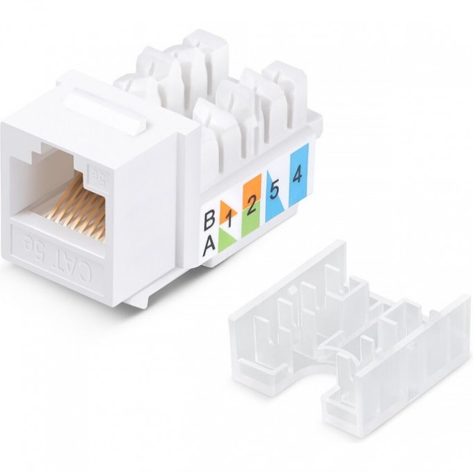 Модуль REXANT PRO KEYSTONE JACK RJ-45(8P8C), UTP неэкранированный CAT 5e тип 90 градусов белый 02-0064 Модуль REXANT PRO KEYSTONE JACK RJ-45(8P8C), UTP неэкранированный CAT 5e тип 90 градусов белый 02-0064