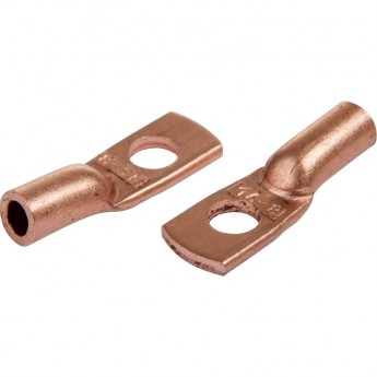 Наконечник медный REXANT ТМ 25–8–8 (16мм² - Ø 8мм) (в упак. 5 шт.) Наконечник медный REXANT ТМ 25–8–8 (16мм² - Ø 8мм) (в упак. 5 шт.)