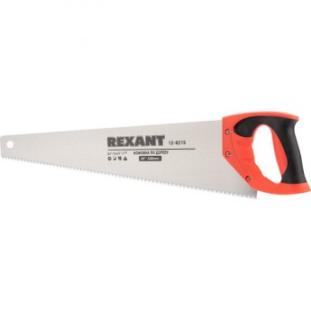Ножовка по дереву REXANT ЗУБЕЦ 500 мм двухкомпонентная рукоятка Ножовка по дереву REXANT ЗУБЕЦ 500 мм двухкомпонентная рукоятка