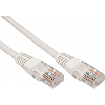 Патч-корд REXANT U/UTP 5e, RJ45-RJ45, неэкранированный, 26AWG, LSZH, серый, 3 м
