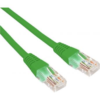 Патч-корд REXANT U/UTP 5e, RJ45-RJ45, неэкранированный, 26AWG, LSZH, зеленый, 1.5 м