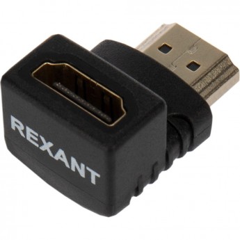 Переходник REXANT аудио гнездо HDMI - штекер HDMI угловой (1шт) Переходник REXANT аудио гнездо HDMI - штекер HDMI угловой (1шт)