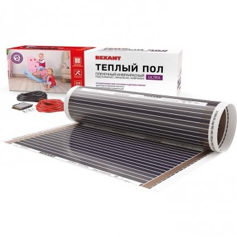 Пленочный теплый пол REXANT ULTRA RXM 220, площадь 3.5 м², 0.5х7 м, 770 Вт Пленочный теплый пол REXANT ULTRA RXM 220, площадь 3.5 м², 0.5х7 м, 770 Вт