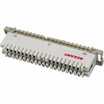 Плинт REXANT на 10 пар размыкаемый, маркировка 0-9 (монтаж на рейку) Плинт REXANT на 10 пар размыкаемый, маркировка 0-9 (монтаж на рейку)