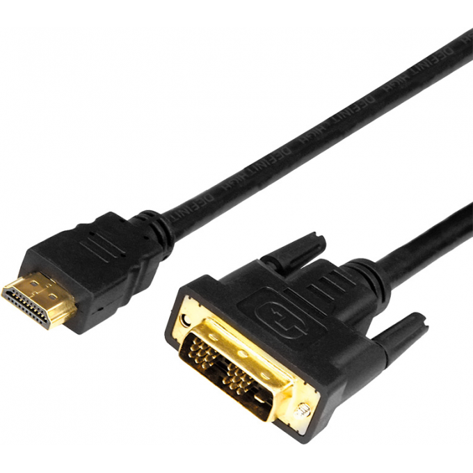 Шнур REXANT HDMI - DVI-D, 7м, Gold, с фильтрами 17-6307 Шнур REXANT HDMI - DVI-D, 7м, Gold, с фильтрами 17-6307