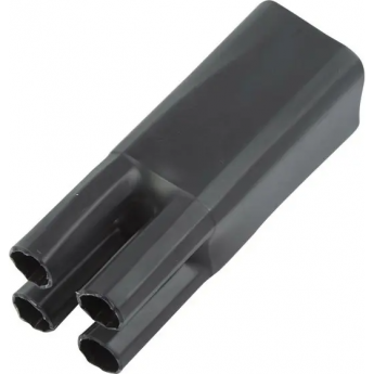 Термоусаживаемая перчатка REXANT на 4 жилы 90.0/45.0 мм черная Термоусаживаемая перчатка REXANT на 4 жилы 90.0/45.0 мм черная