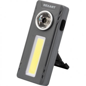 Универсальный фонарь REXANT 3хААА рабочий направленный + заливающий свет