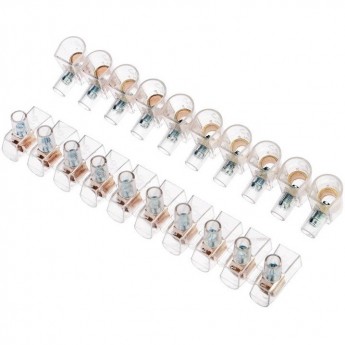 Зажим REXANT КЗВИ 6 мм² (10х1) концевой винтовой изолированный 10 шт./уп. Зажим REXANT КЗВИ 6 мм² (10х1) концевой винтовой изолированный 10 шт./уп.